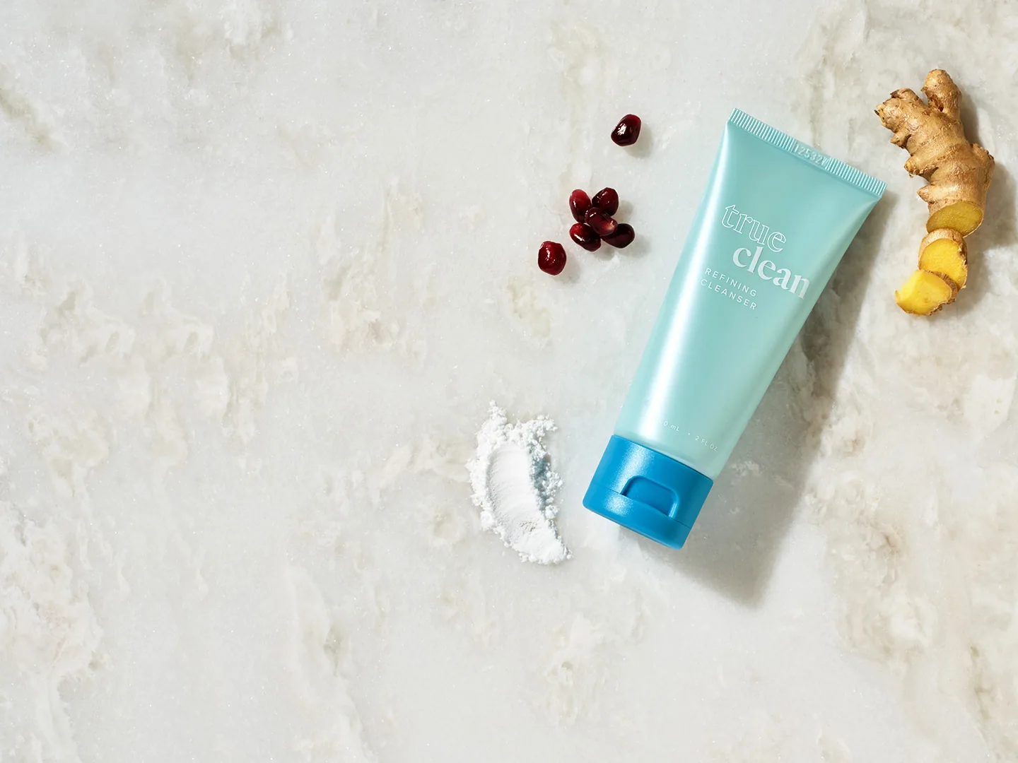 Label background for TrueScience® TrueClean Refining Cleanser